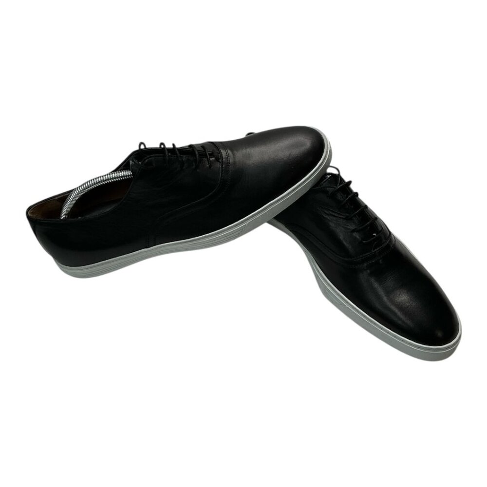 To Boot New York Black Leather Winters Low Top Sneakers Men’s 10.5 Casual Shoes - Picture 6 of 13